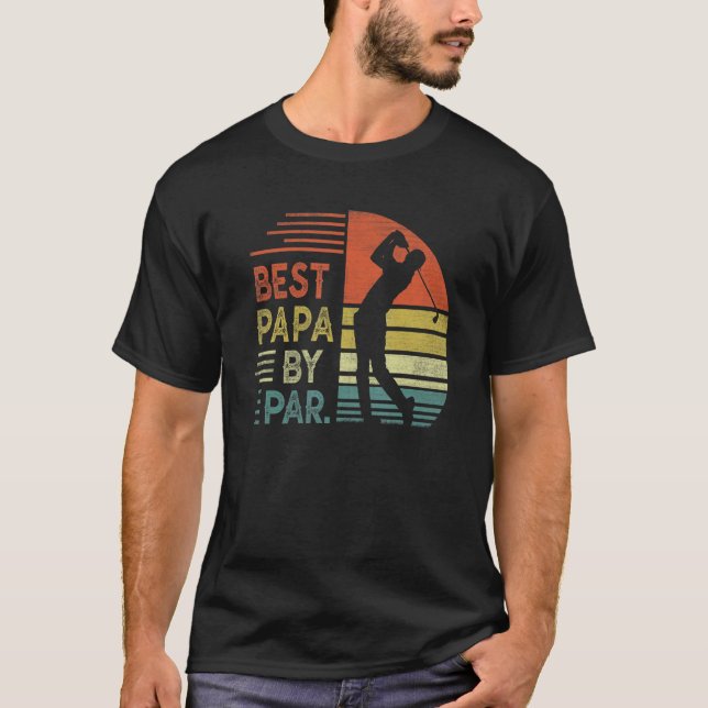 T-shirt Fête des pères papa Best Papa Par Par Par Grandpa  (Devant)