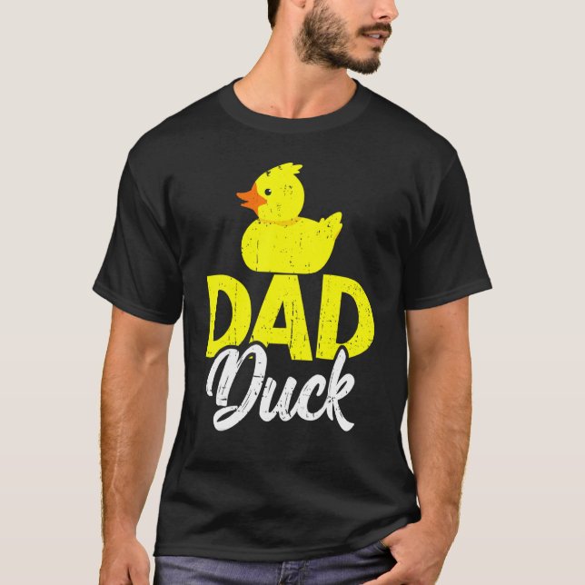T-shirt Fête des pères papa Duck (Devant)