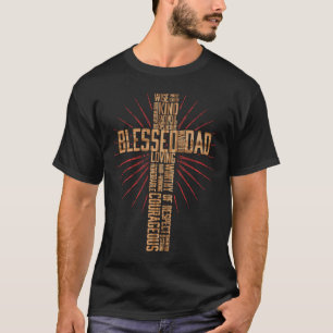 T-shirt Fête des pères Papa Mari Béni Papa Christian