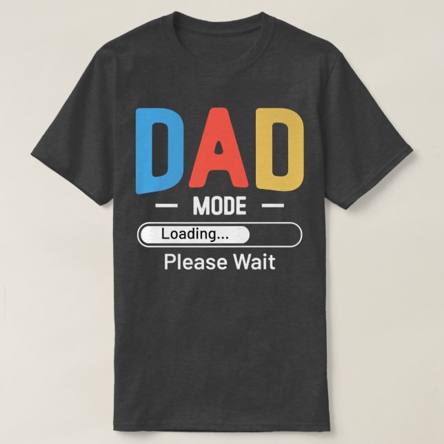 T-shirt Fête des pères papa Mode Premium  (Design devant)