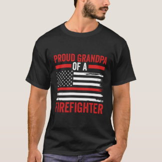 T-shirt Fête des pères Patriotique Papa Fier Grand-Père D'