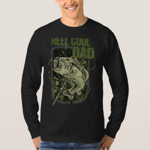 T-shirt Fête des pères Pêche Hommes Reel Cool Papa Pêcheur