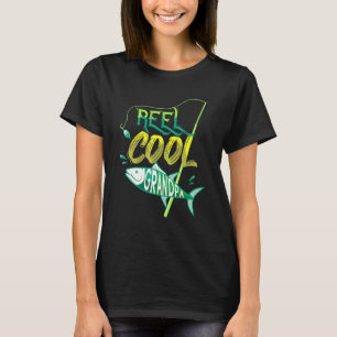 T-shirt Fête des pères Pêche papa Reel Cool grand-père
