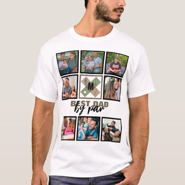 T-shirt Fête des pères Personnalisée Meilleur Papa Par Par (Devant)
