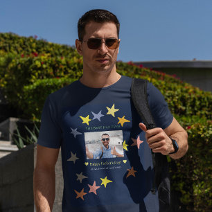T-shirt Fête des pères personnalisée photo meilleur père j