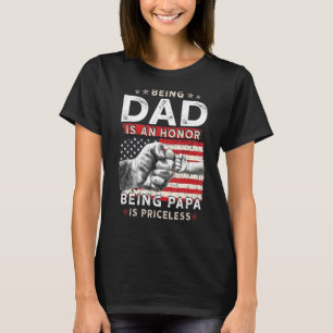 T-shirt Fête des pères Pour Papa Un Honneur Etre Papa Est