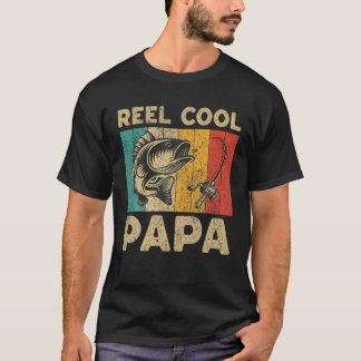 T-shirt Fête des pères Présente Funny Pêche Reel Cool Papa