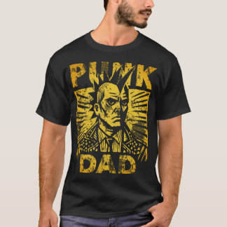T-shirt Fête des pères Punk Papa