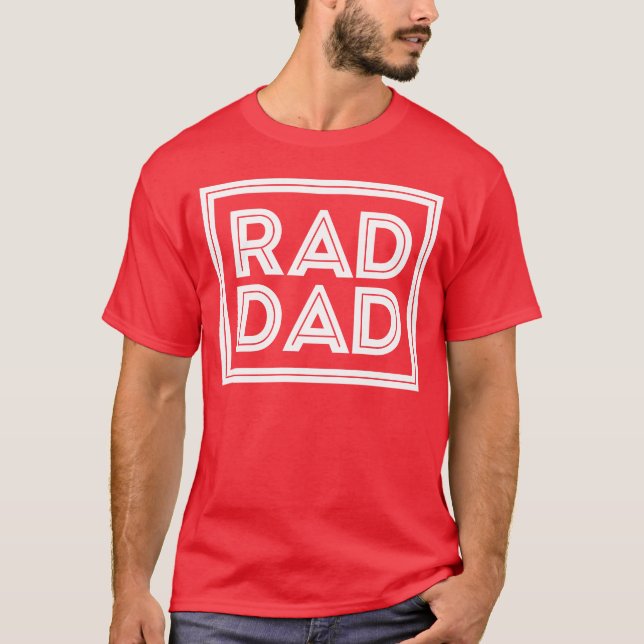 T-shirt Fête des pères - Rad Dad (Devant)