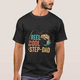 T-shirt Fête des pères Reel Cool Stepdad Stepfather Papa P