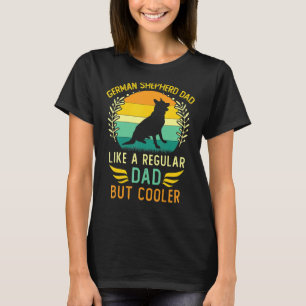 T-shirt Fête des pères Retro Vintage German Shepherd Dad