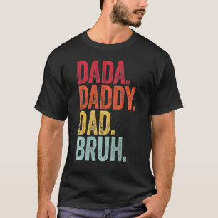T-shirt Fête des pères rétro vintage tenue Dada papa papa
