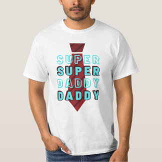 T-shirt fête des pères super papa