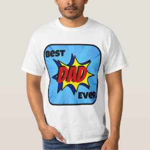 T-shirt Fête des pères Superhero Meilleur papa