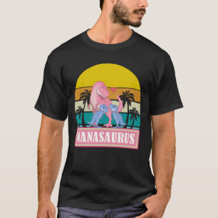 T-shirt Fête des pères T-Rex du Dinosaure NANASAURUS
