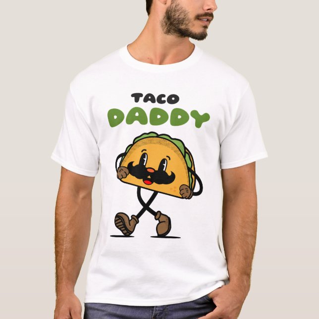 T-shirt Fête des pères Taco Daddy (Devant)