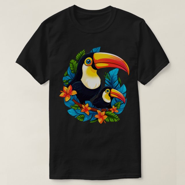 T-shirt Fête des pères Toucan (Design devant)
