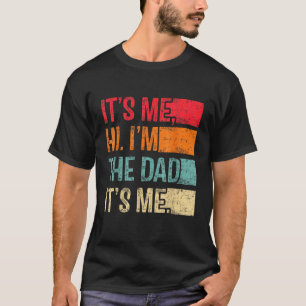 T-shirt Fête des pères vintage Son Moi Salut Je suis Le Pa