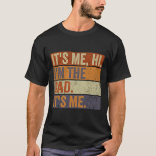 T-shirt Fête des pères vintage Son Moi Salut Je suis Le Pa