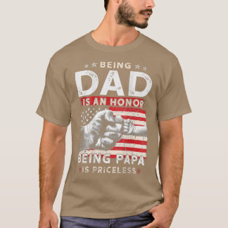 T-shirt Fête des PèresPour Papa Un Honneur Etre Papa Est P