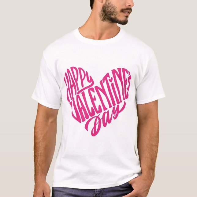 T-shirt fête des valentines (Devant)