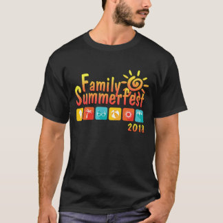 T-shirt Fête d'été de la famille 2018