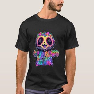 T-shirt Fête d'été EDM délirante de paresseux zombie migno