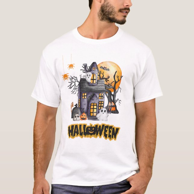 T-shirt Fête d'Halloween (Devant)