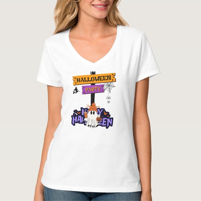 T-shirt Fête d'Halloween (Devant)