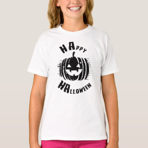 T-shirt Fête d'Halloween Citrouille Joyeuse