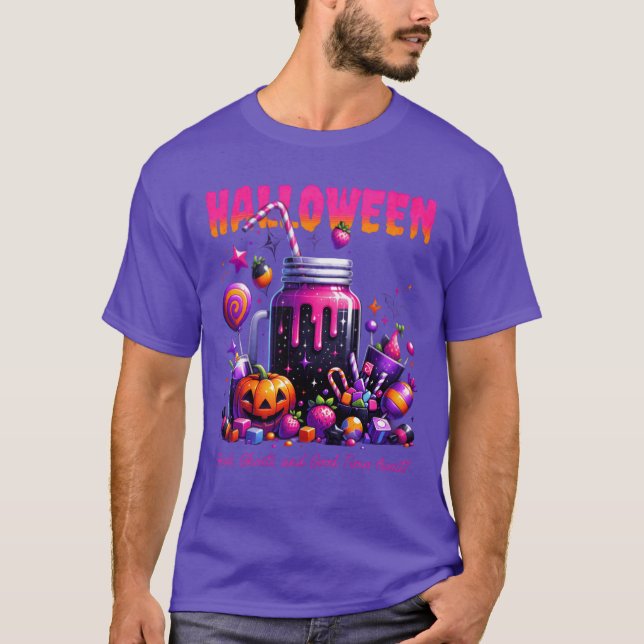 T-shirt Fête d'Halloween Costume halloween garçon (Devant)