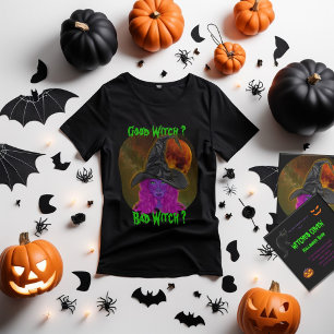T-shirt Fête d'Halloween de la Bonne Sorcière ou de la Mau