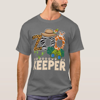 T-shirt Fête d'Halloween du gardien de zoo Safari