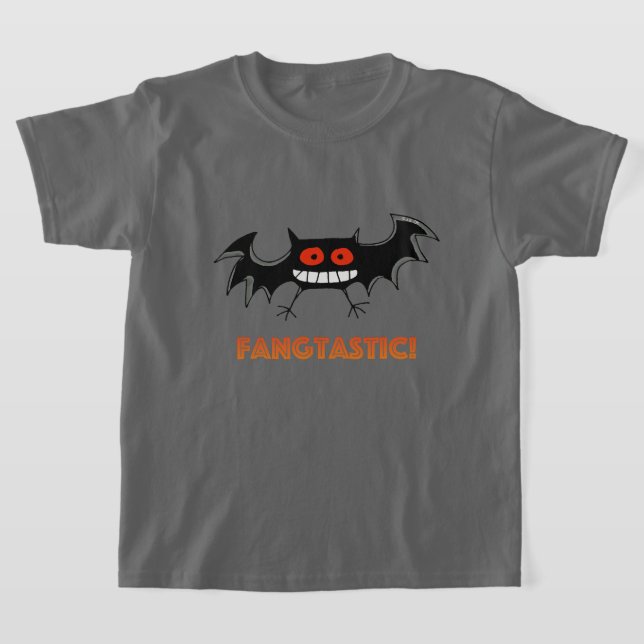 T-shirt Fête d'Halloween Fangtastique Épouvantable (Poser)