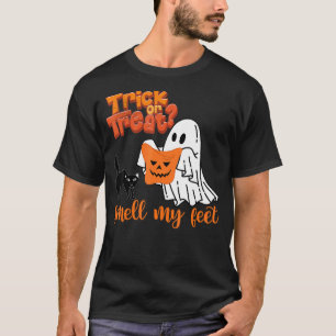 T-shirt Fête d'Halloween odell My Feet Trick or Treat Happ