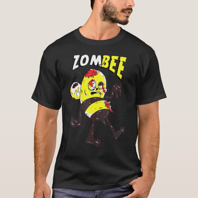 T-shirt Fête d'Halloween Zombie spécial Zombee (Devant)