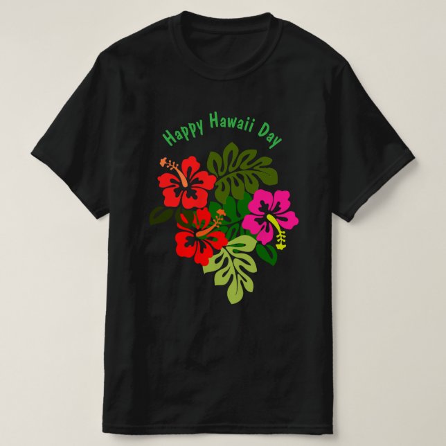 T-shirt Fête d'Hawaii (Design devant)
