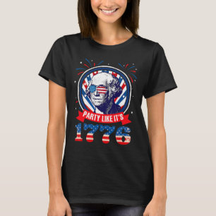 T-shirt Fête drôle comme si c'était 1776 4 juillet George