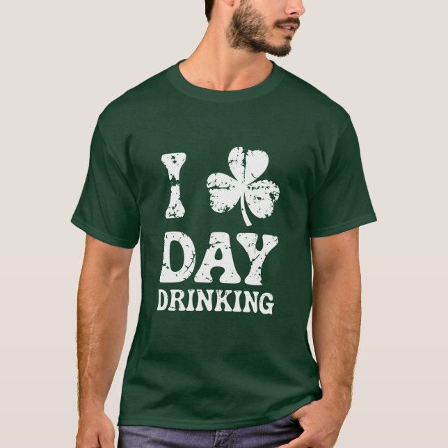 T-shirt Fête drôle de la Saint-Patrick Boisson drôle de St (Devant)