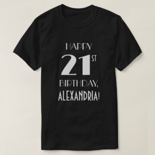 T-shirt Fête du 21e anniversaire - La chemise inspirée p