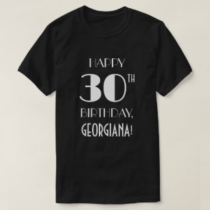 T-shirt Fête du 30e anniversaire - Une chemise inspirée pa