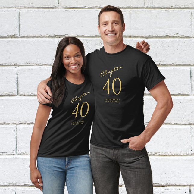 T-shirt Fête du 40e anniversaire (Créateur téléchargé)