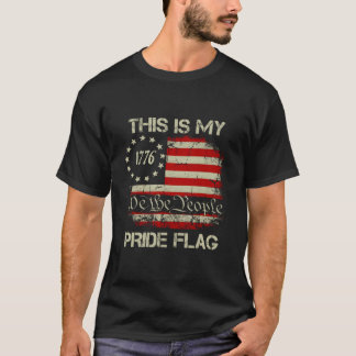 T-shirt Fête Du 4 Juillet C'est Mon Drapeau De Fierté Usa