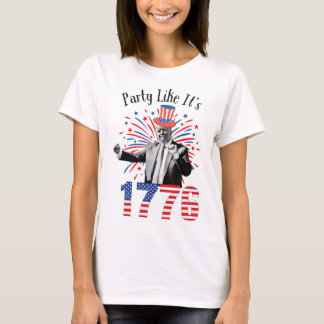 T-shirt Fête du 4 juillet de Trump comme si c'était l'indé