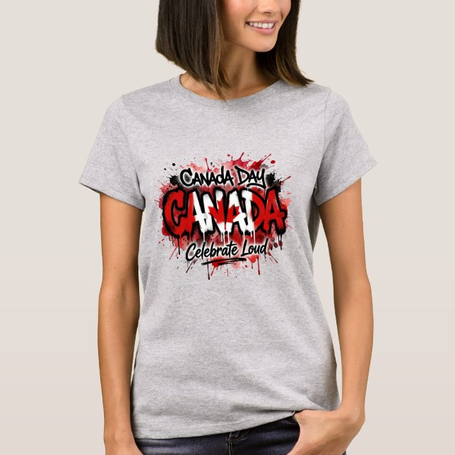 T-shirt Fête du Canada (Devant)