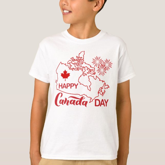 T-shirt Fête du Canada (Devant)