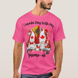 T-shirt Fête du Canada Avec Mes Gnomes Camion Gnome EH Can