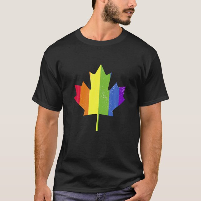 T-shirt Fête du Canada drapeau canadien Feuille d'érable C (Devant)