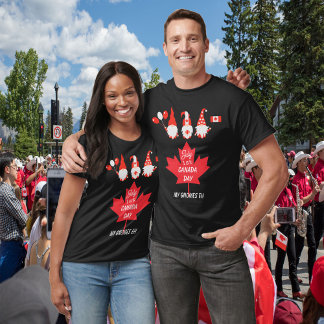 T-shirt Fête du Canada Mes Gnomes EH Maple Leaf Unisex