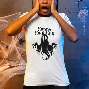 T-shirt Fête du costume de forêt hantée Halloween Ghost